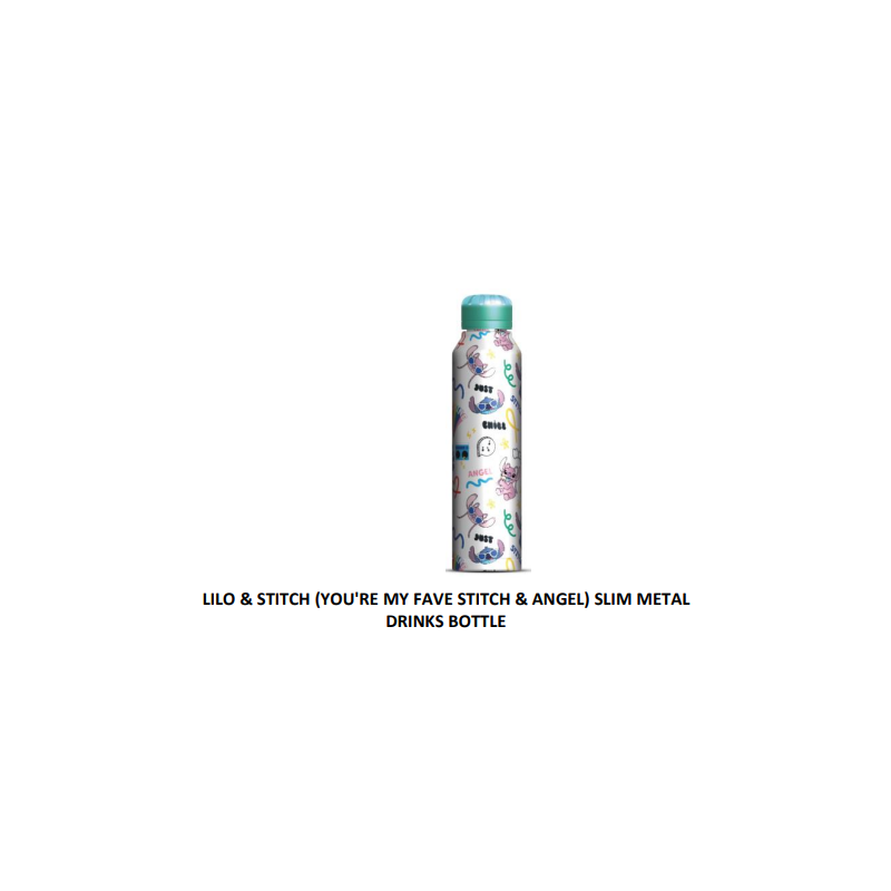 LILO & STITCH -You're my fave Stitch & Angel -Bouteille en métal 525ml