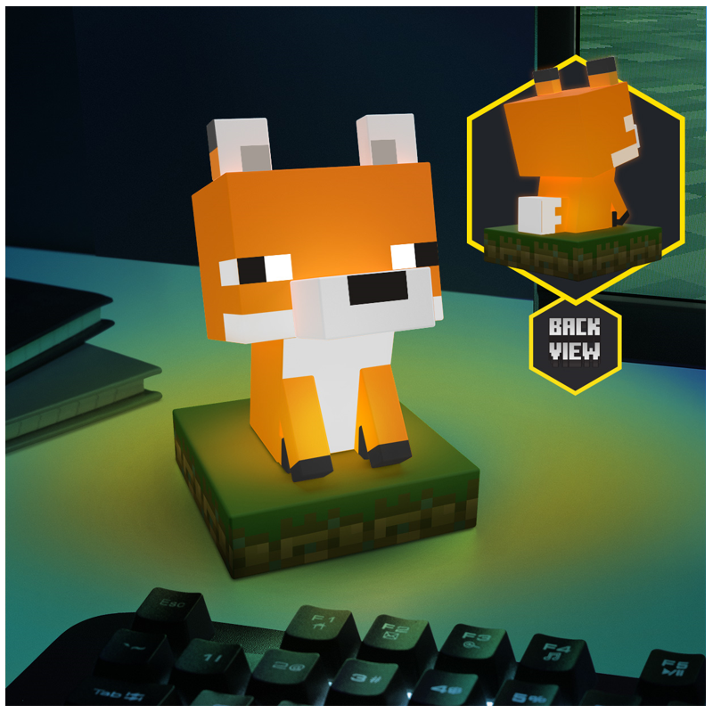 MINECRAFT - Renard - Lampe Icone 11cm