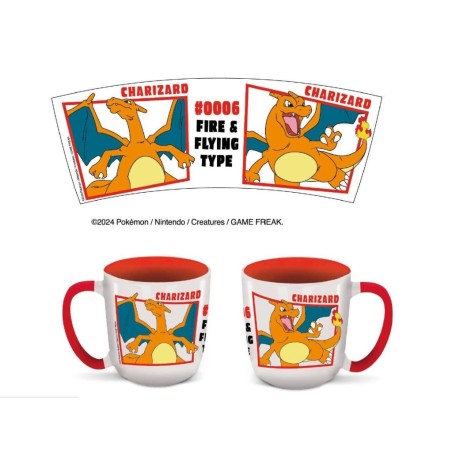 POKEMON - Dracaufeu - Mug Elite Intérieur Coloré - 384ml