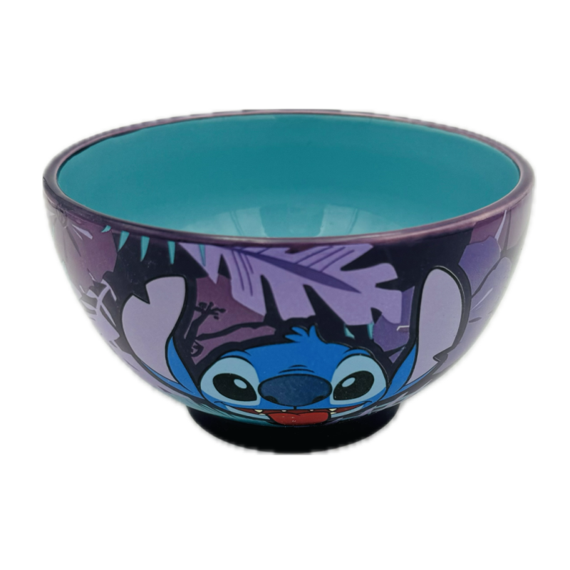 STITCH - Purple Flower - Bol Céramique en Gift Box - 600ml