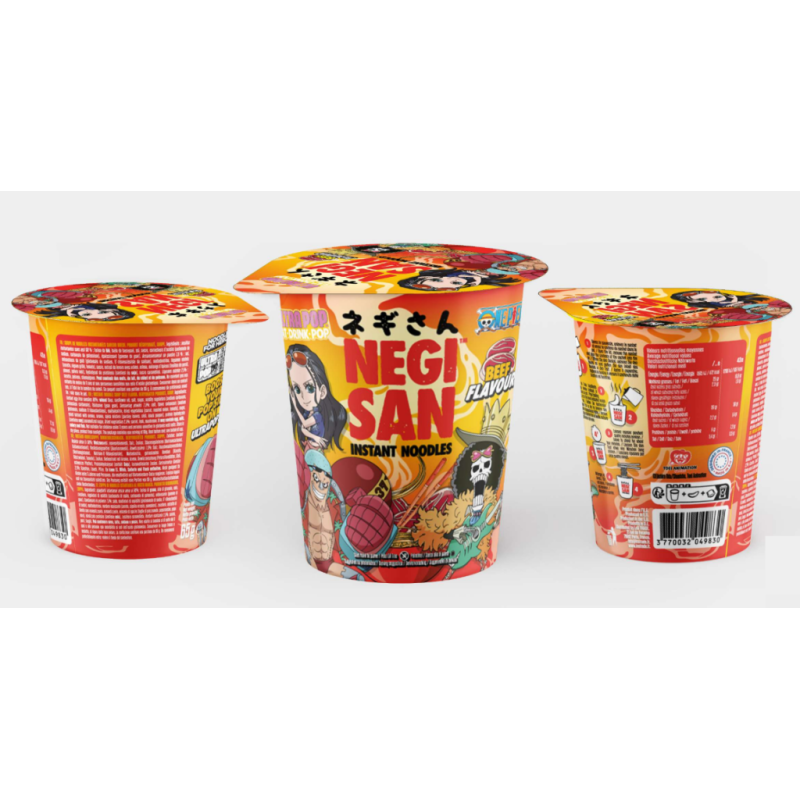ONE PIECE - Cup Noddles - Robin/Franky/Brook - Boeuf