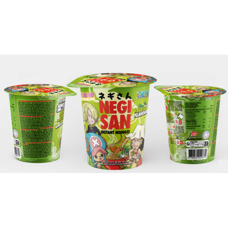 ONE PIECE - Cup Noddles - Sanji/Chopper/Usopp - Légumes