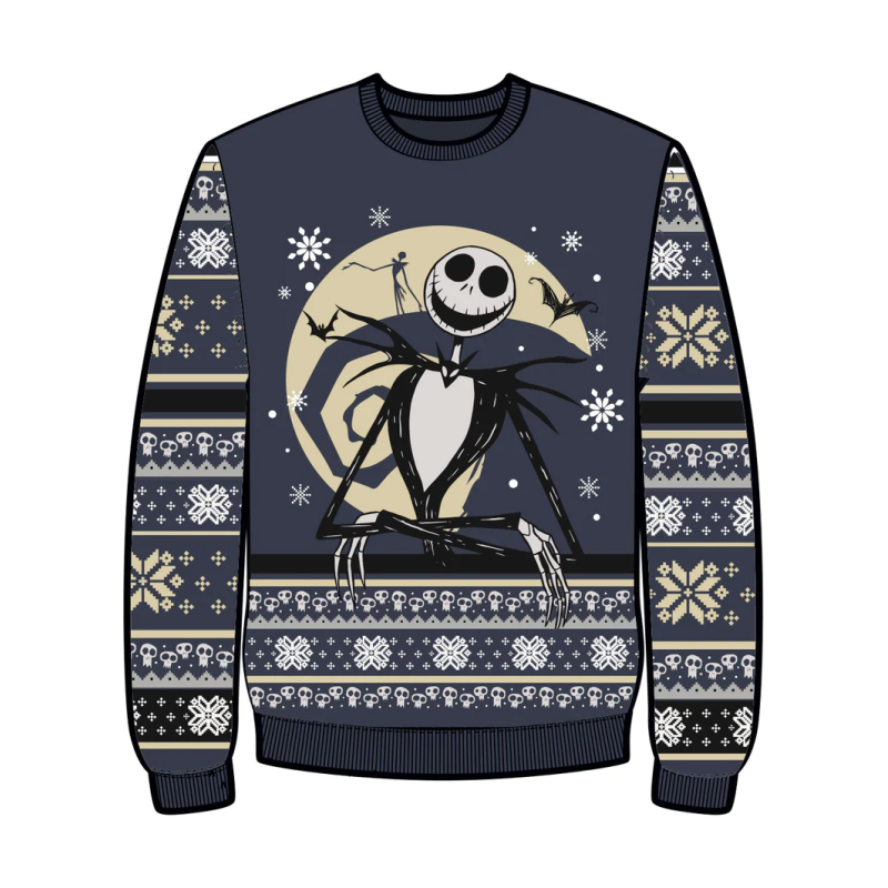 L'ETRANGE NOEL DE MONSIEUR JACK - Jack - Pull de Noël Homme (XXL)