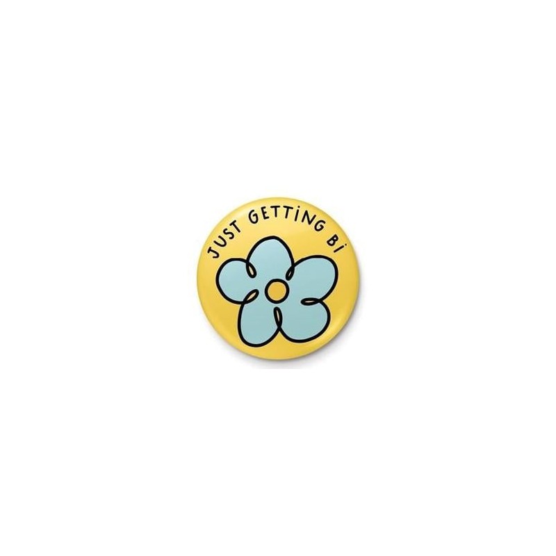 DIVERS - The Peach Fuzz "Getting Bi" - Button Badge 25mm