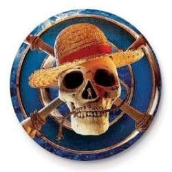 ONE PIECE NETFLIX - Logo Chapeau de Paille - Button Badge 25mm