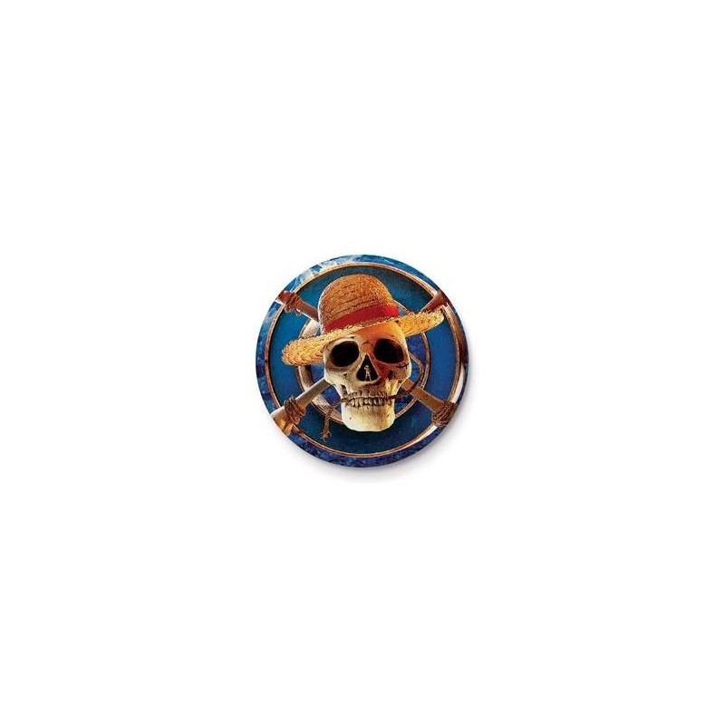 ONE PIECE NETFLIX - Logo Chapeau de Paille - Button Badge 25mm