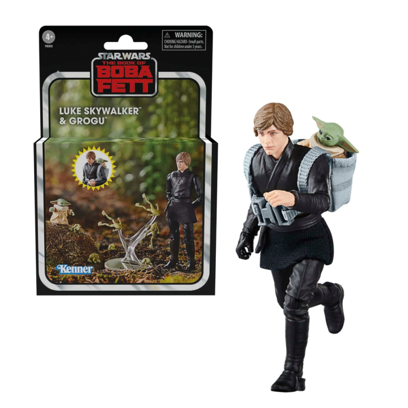 STAR WARS - Luke & Grogu - 2 Pack Figurine Vintage Collection 10cm