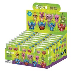 DISNEY - Stitch -  Serie 5 - 3D Foam Bag Clip (Display 24 Pcs)
