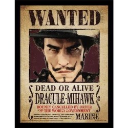ONE PIECE NETFLIX - Dracule Mihawk - Impression encadrée 30x40cm