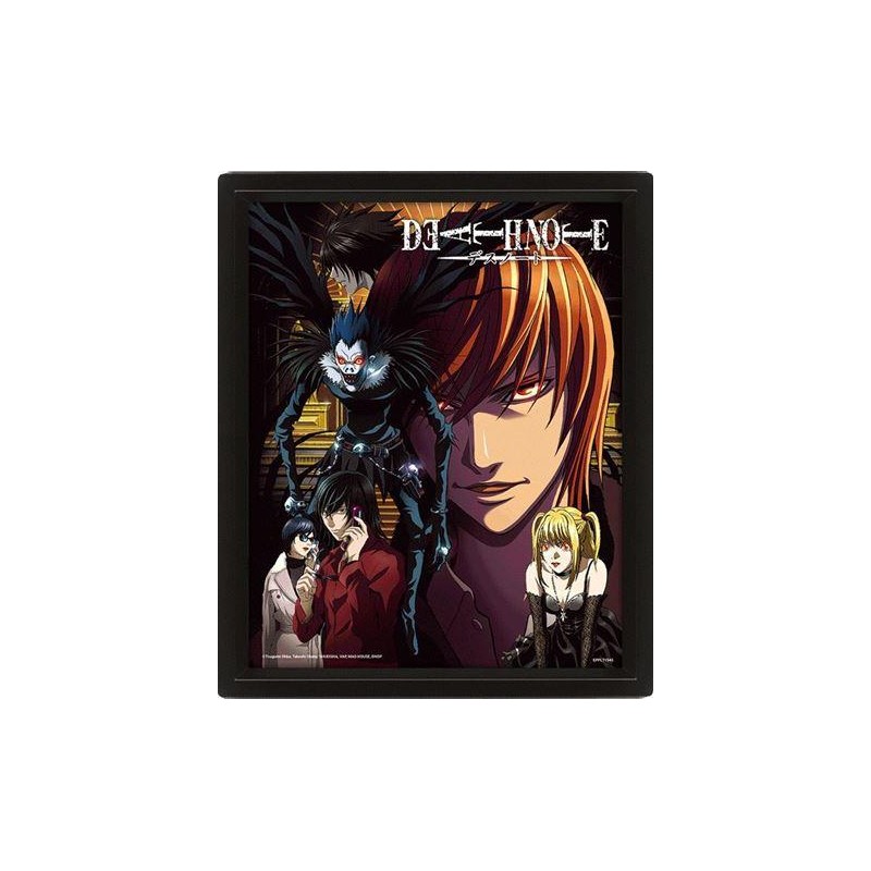 DEATH NOTE - Connected by fate - Poster lenticulaire 3D 26x20cm