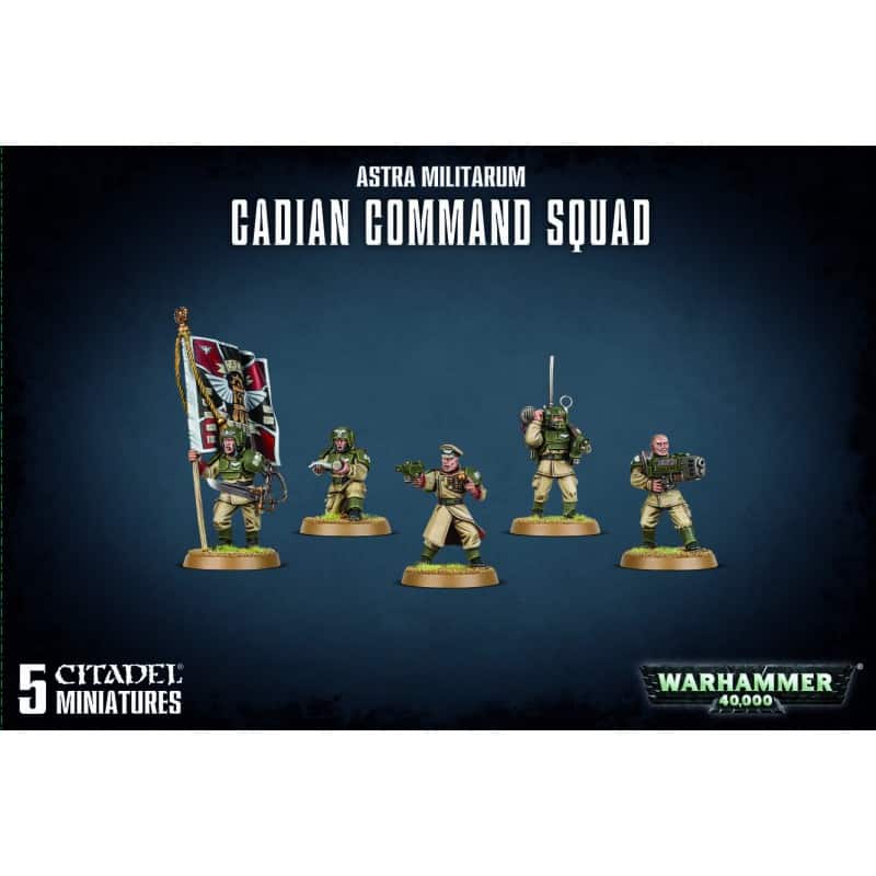 Cadian Command Squad - Astra Militarum