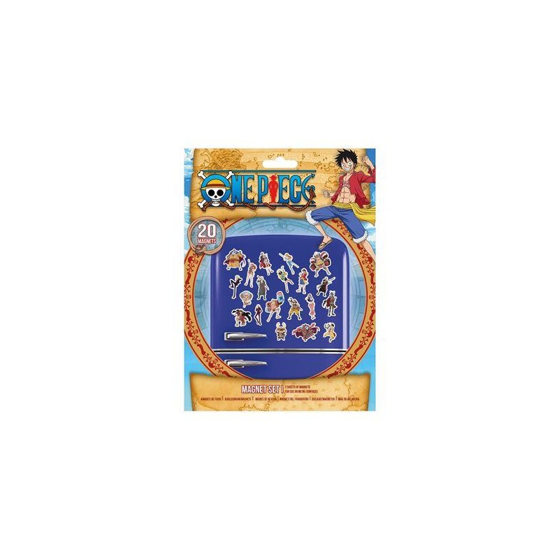 ONE PIECE - Chibi - Set de 20 magnets - Serie 2 The Great Pirate Era