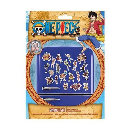 ONE PIECE - Chibi - Set de 20 magnets - Serie 2 The Great Pirate Era
