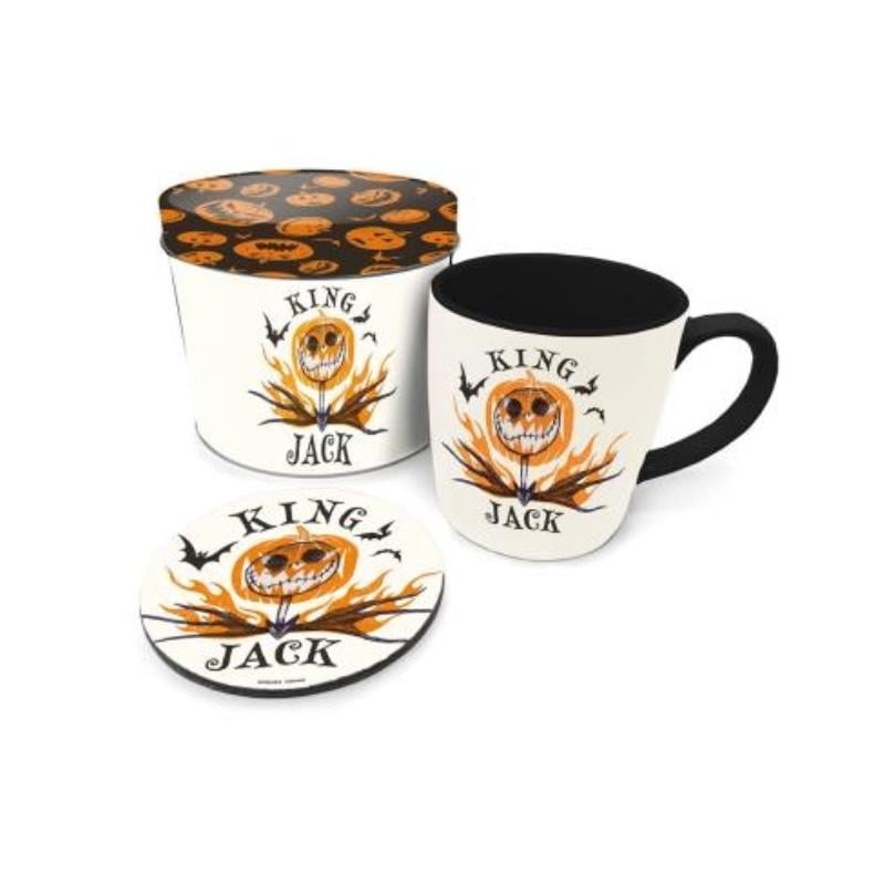 NIGHTMARE BEFORE CHRISTMAS - King Jack - Box métal, mug & sous verre