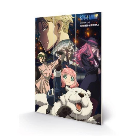 SPY X FAMILY - Mission 14 - Impression sur bois 20x29.5cm