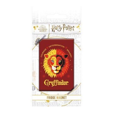 HARRY POTTER - Sigils Gryffondor - Aimant 5x8cm
