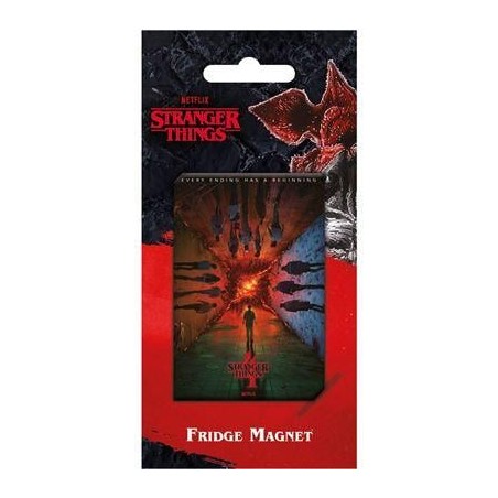 STRANGER THINGS 4 - Every Ending has a beginning - Aimant 5x8cm