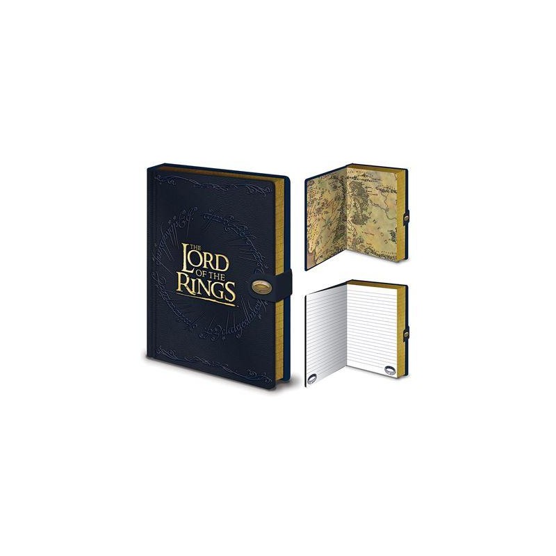 LE SEIGNEUR DES ANNEAUX - Carte - Cahier A5 Premium