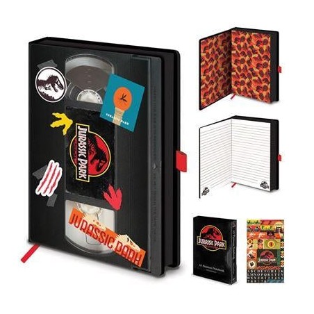 JURASSIC PARK - VHS - Cahier A5 Premium