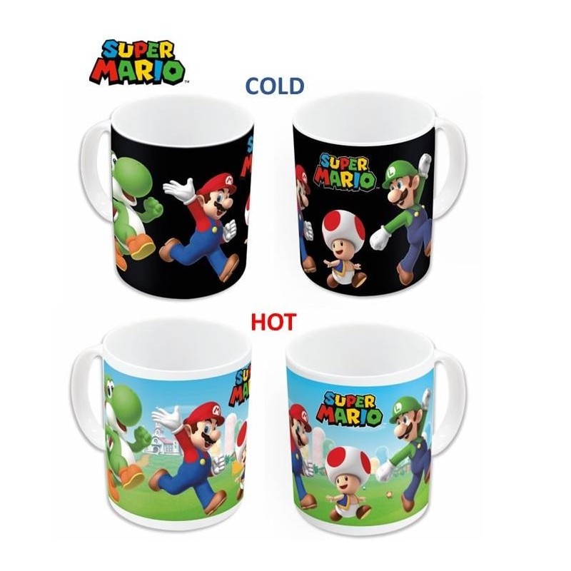 SUPER MARIO - Team - Mug Thermoréactif - 325ml