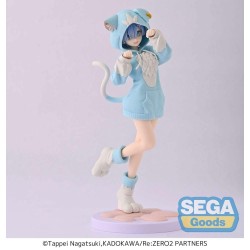 RE ZERO - Rem "Mofumofu Pack" - Statuette Luminasta 21cm