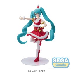 HATSUNE MIKU - Noël 2023 - Statuette Luminasta 20cm