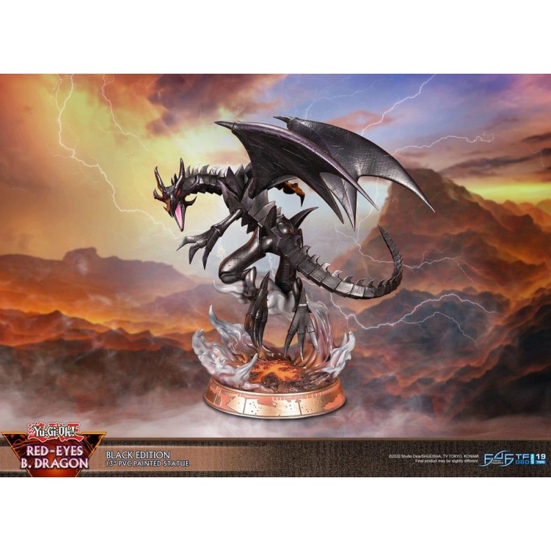 YU-GI-OH! - Dragon noir aux yeux rouges - Statuette 33cm