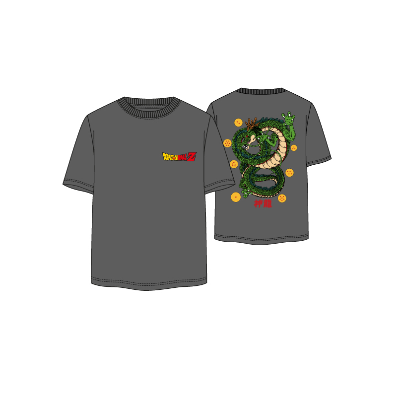 DRAGON BALL - Shenron - T-Shirt Unisex Gris (XL)