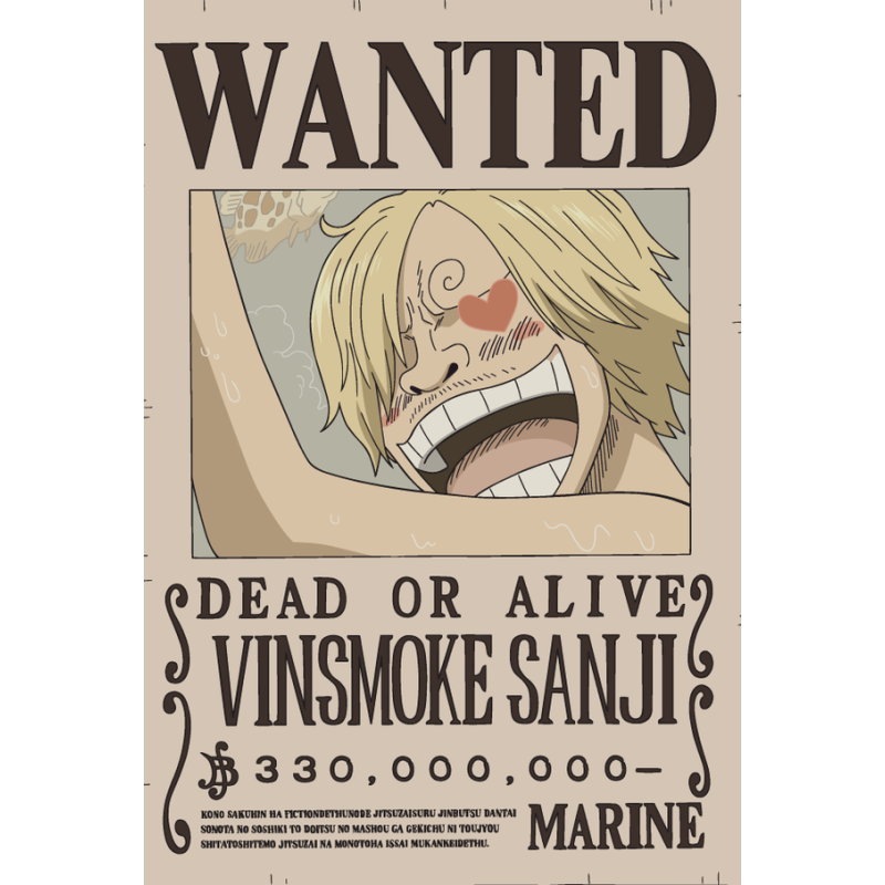 ONE PIECE - Sanji - Neon Mural Led - 30 cm