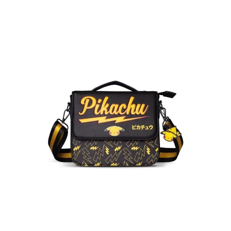 POKEMON - Pikachu 025 - Sac à Bandoulière Similicuir '22x7x18cm'
