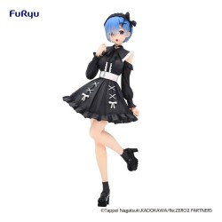 RE ZERO - Rem "Girly Outfit  Black" - Statuette Trio-Try-It 21cm