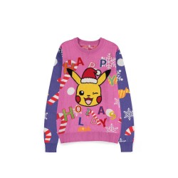 POKEMON - Pikachu Holiday - Pull de Noël Patché (2XL)