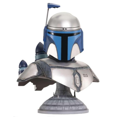 STAR WARS L'ATTAQUE DES CLONES - Jango Fett -Buste Legends 3D 1/2 25cm