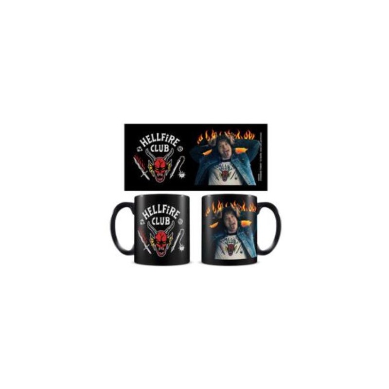 STRANGER THINGS - Black Mug - 315 ml - Hellfire Club