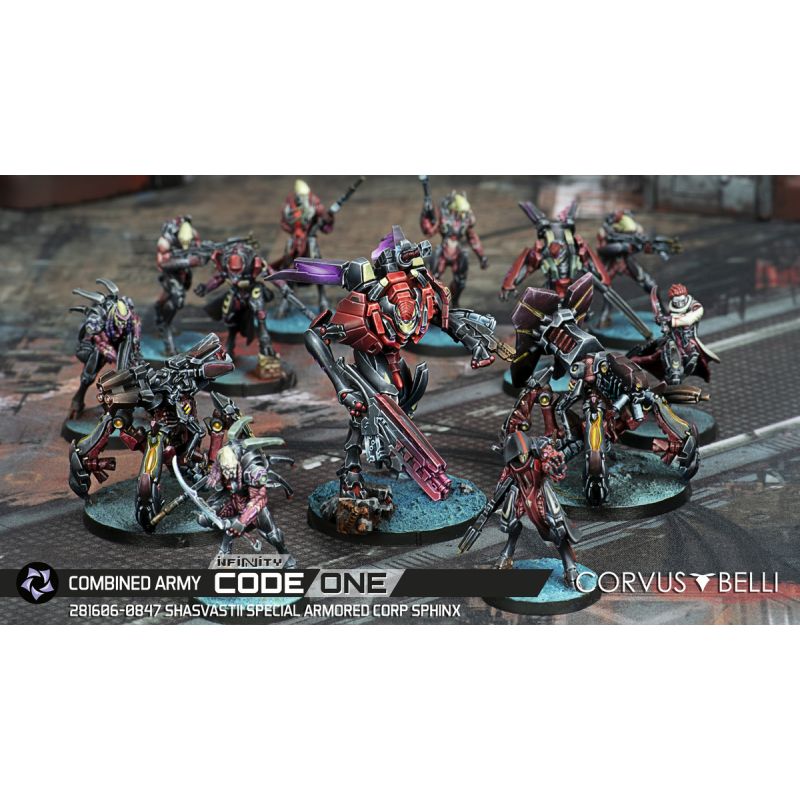 Infinity Code One - Shasvastii Special Armored Corp Sphinx