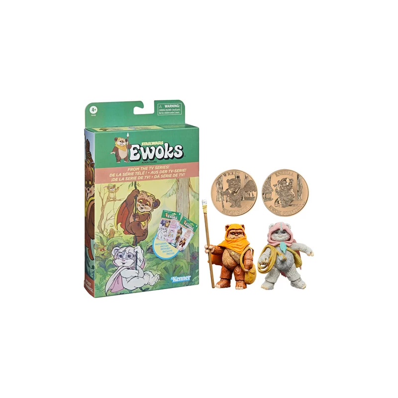 STAR WARS - Wicket et Kneesa - Figurine Vintage Collection 10cm