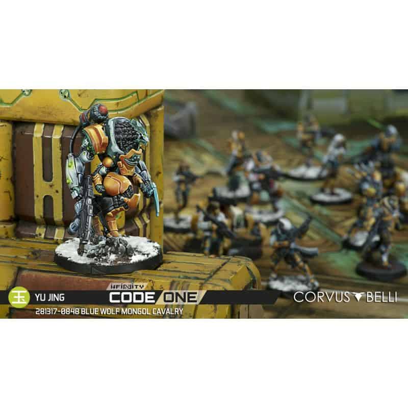 Infinity Code One - Blue Wolf Mongol Cavalry