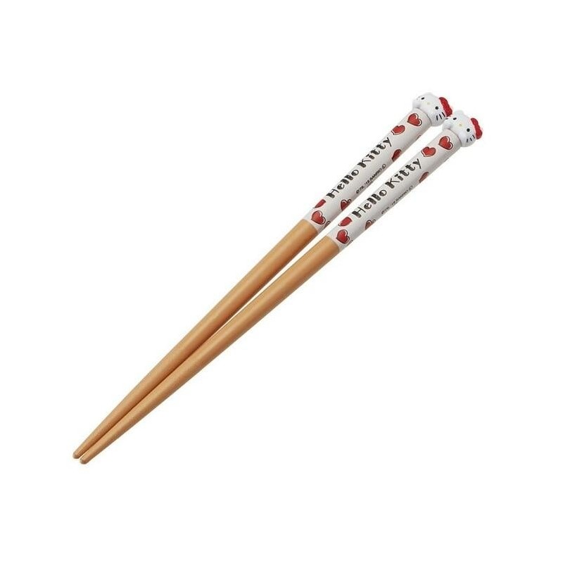 HELLO KITTY - Kawai Kitty - baguettes en bois 16cm