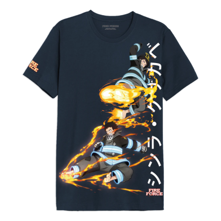 FIRE FORCE - Shinra - T-Shirt Oversize Homme (XXL)