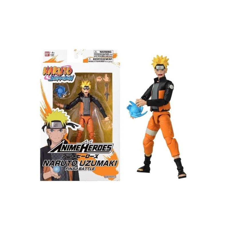 NARUTO - Naruto "Final Battle" - Figurine Anime Heroes 17cm