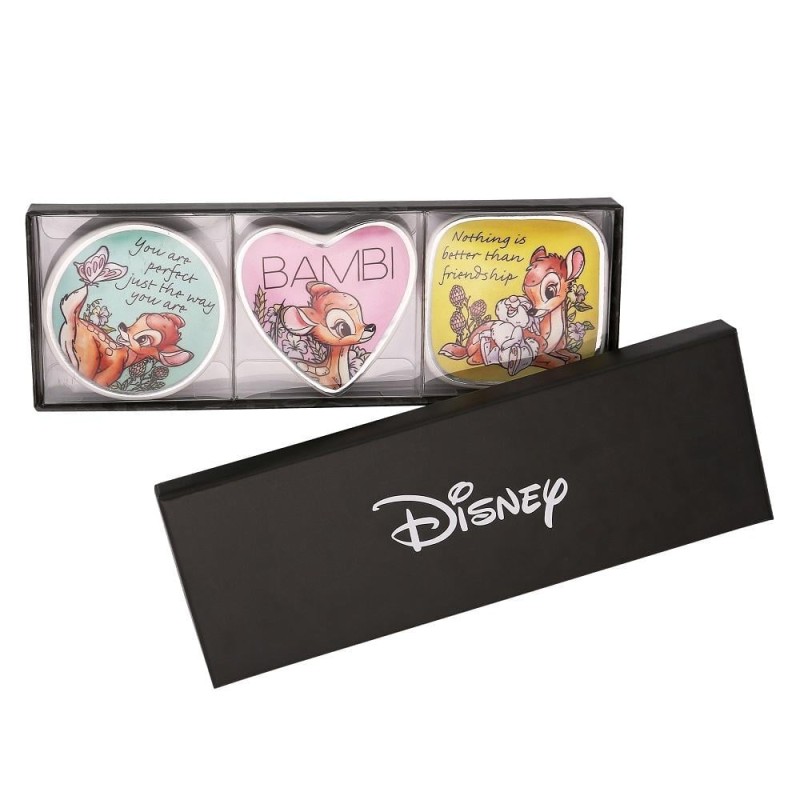 BAMBI - Set de 3 Minis Plateaux à Bijoux - 20,6x7,2x2,3 cm