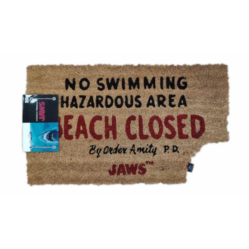 LES DENTS DE LA MER - Beach Closed - Paillasson '60x40x2cm'