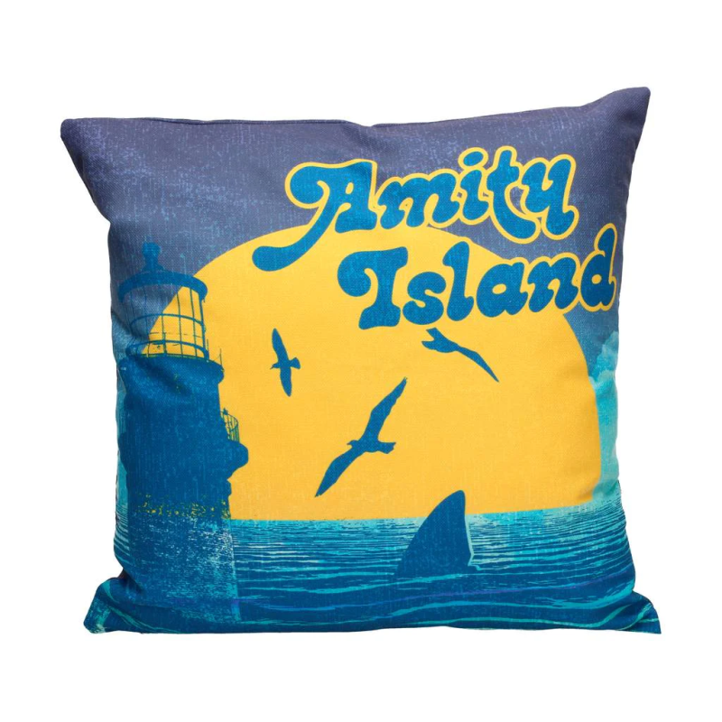 LES DENTS DE LA MER - Amity Island - Coussin '40x40x1cm'
