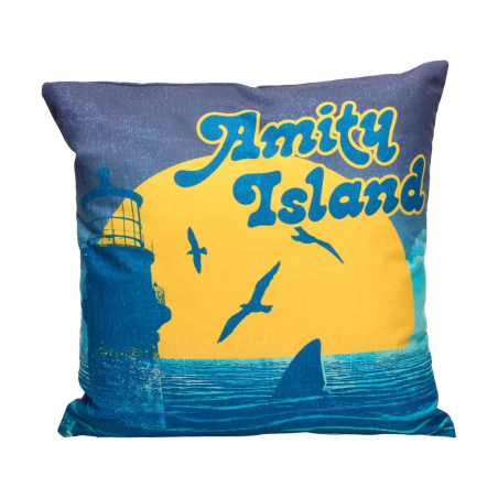 LES DENTS DE LA MER - Amity Island - Coussin '40x40x1cm'