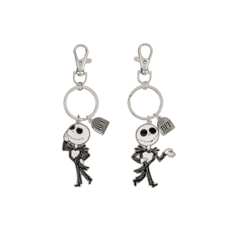 L'ETRANGE NOEL de Mr JACK - Set de 2 Portes-Clé BFF en Métal