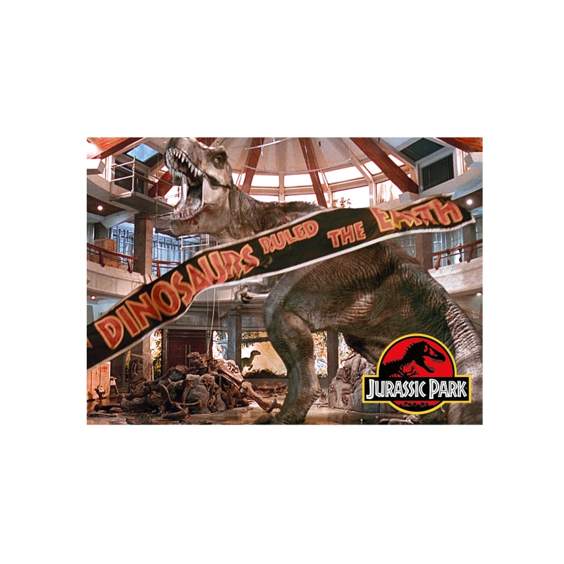 JURASSIC PARK - T-Rex Bannière - aimant 6.3x8.9cm