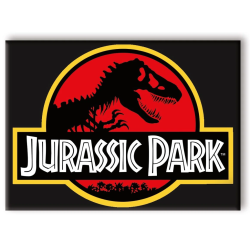JURASSIC PARK - Logo - aimant 6.3x8.9cm
