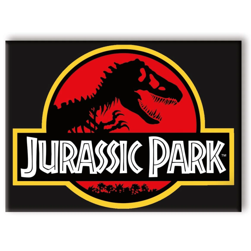 JURASSIC PARK - Logo - aimant 6.3x8.9cm