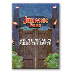 JURASSIC PARK - Portails - aimant 6.3x8.9cm