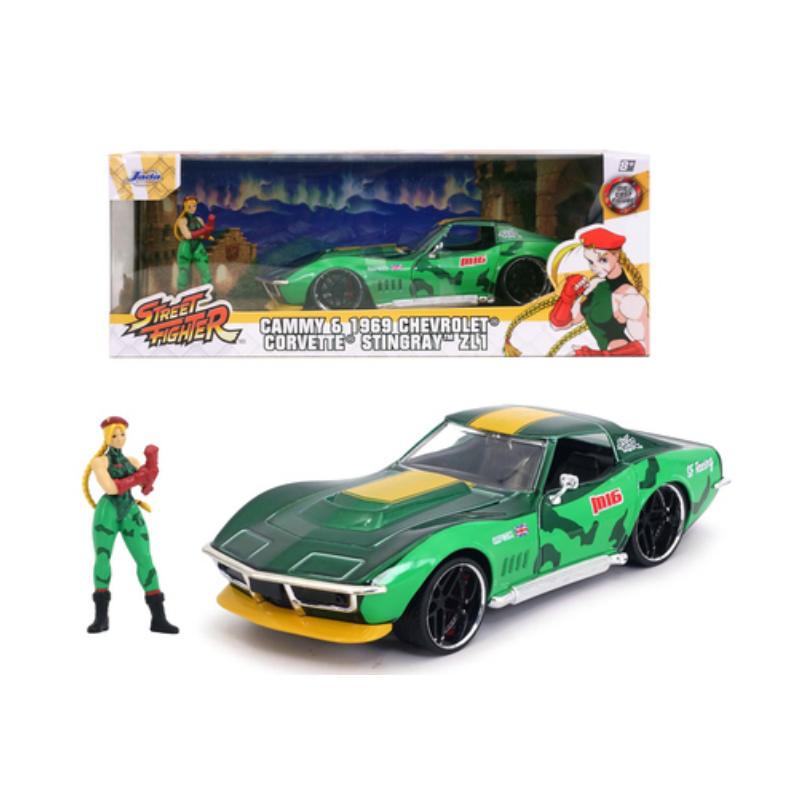 STREET FIGHTER - Cammy & 1969 Chevrolet Corvette Stingray ZL1 - 1:24